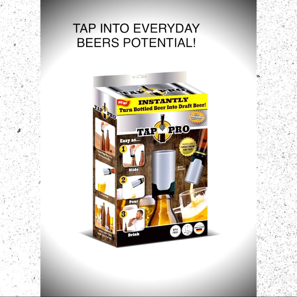 Tap Pro -Turn Bottled Beer Into Draft Beer Instantly! NEW!